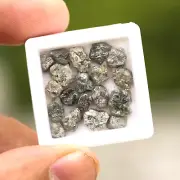 AFRICAN DIAMONDS GREY FANCY LOOSE DIAMONDS UNCUT RAW ROUGH MINE GEMSTONE