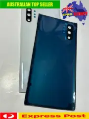 New Back Rear Cover Housing For SAMSUNG GALAXY Note 10+ Plus N975, WHITE WCamera