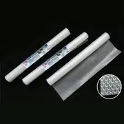 2 Rolls Non Slip Plastic Gripper Liner Drawer Shelf Mat Rug Cupboard Box Kitchen