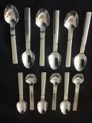 6 Demitasse Spoons Set Mini Coffee Tea Spoon Stainless Steel Special