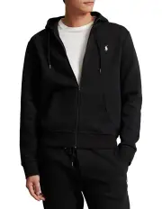 [Polo Ralph Lauren] Double Knit Full Zip Hoodie in Black