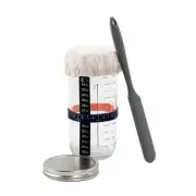 2X(1Set Glass Airtight Jar Sourdough Maker +Lid and Scale Dough1689
