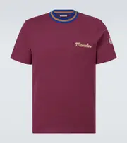 [Moncler] Moncler Logo cotton T-shirt UK 40 red