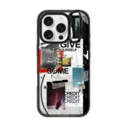iPhone 16 Pro Impact Ring Stand Case MagSafe Compatible Give Yourself Some Credit By Malavika Natesh