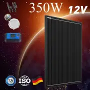 12V 350W Solar Panel Kit Mono Home Boat Caravan Camping Charging 30A Controller