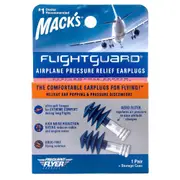 Macks Flightguard Relief Preassure Earplugs With Case