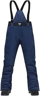 [Bciopll] Skiing Pants S Warm Outdoor Sports Snow Trousers Suspenders Winter Snowboard Pants -30 Temperature