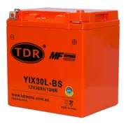 TDR YIX30L-BS GEL 12V 30AH Motorcycle Battery for ATV, Motorbike, Motorcycle, Dirt Bike, Snow Mobile, and Watercraft Applications. Maintenance-Free Re-Chargeable Dry Cell Gel with AGM Technology