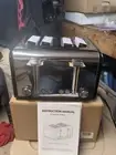 Tobox 4 Slice Toaster W/ Bagel, Defrost, Cancel Function & 6 Settings.. Black