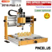 3018 Plus 2.0 3-Axis CNC Router Machine Engraving Machine Set + Laser module