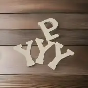 White Wood Letters 3 Y 1 P