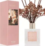 Reed Diffuser Sets- Satin Rose Scented Diffuser with Sticks Home Fragrance Reed