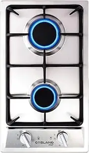 GASLAND Chef Gas Cooktop 2 Burner Gas Hob Stainless Steel Cook Top 30cm