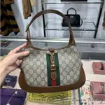 二手精品 GUCCI 古馳 JACKIE 1961 小號 腋下包 手提包 斜挎包 單肩包 637092