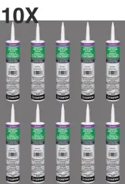 CUSTOM COMMERCIAL 100% Grout SILICONE #642 Ash Lot Of 10 10.1 FL OZ