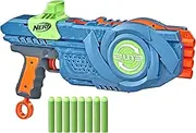 NERF Elite 2.0 Flipshots Flip-8 Blaster, Rotating Dart Barrels, 8-Dart Capacity, 8 Elite Darts, Toy Foam Blasters, Kids Outdoor Games & Toys for Boys & Girls
