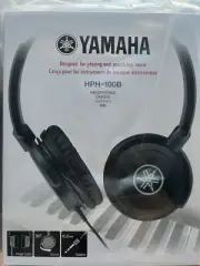 Yamaha - HPH-100WH - Dynamic Closed-Back Headphones - Black