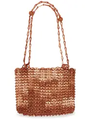 Rabanne 1969 Disc Shoulder bag - Copper ONE SIZE
