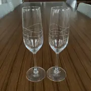 Tiffany Mug Cadenza Champagne Glasses Pair