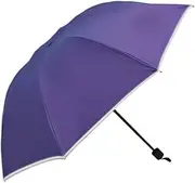 Dual-use 8-Bone Manual Sun Umbrella Black Glue Reflective Men's and Women's Sun Umbrella Sun Protection Three-fold Sun Umbrella