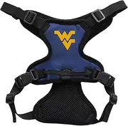 Littlearth Unisex-Adult NCAA West Virginia Mountaineers Front Clip Pet Harness, Team Color, Medium