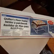 NEW Dritz Quilter's Floor Quilt Frame 39" X 28" Adjustable Lightweight PVC 3129
