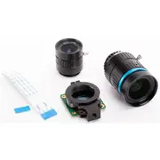 Raspberry Pi HQ Camera Official Camera Bundle Pack with 2 Lenses Includes 16mm Telephoto Lens and 6mm Wide Angle Lens [SEVRBP0434]
