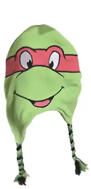 Teenage Mutant Ninja Turtles Raphael & Donatello Peruvian Beanie Laplander Hat