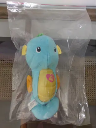 [二手] 費雪牌 Fisher-Price 嬰幼兒玩具 聲光安撫小海馬 - 藍色