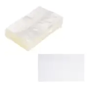61x103mm PVC Perforated Shrink Bands, 200Pcs Thick Shrink Wrap, Clear