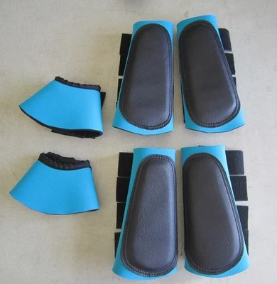 Horse Brush Boots x 2 pairs + Bellboots Combo pack SAVE Any colour or size