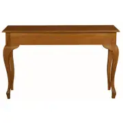 Queen Anne 2 Drawer Sofa Table - Light Pecan