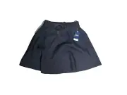 IZOD Girls' School Uniform Pull-On Scooter Skirt, Navy Skater, 16