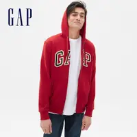 在飛比找蝦皮商城優惠-Gap 男裝 Logo棉質舒適連帽外套-紅色(567863)