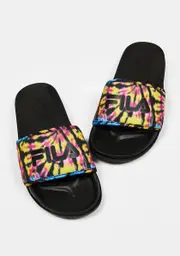 [Fila] Black Drifter Lux Tie Dye Sandals