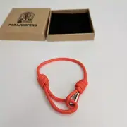 Parajumpers Naimakka Slim Rope Parachute Cord Bracelet Nylon Orange S