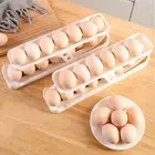 Egg Storage Rack Neat Organized Keeper Capacity Fridge Slide Carton