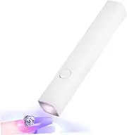 VICASKY Nail Lamp Rechargeable Nail Dryer for Gel Polish Portable Curing Light with Dual Timer Settings Compact Design for Travel and Manicure Supplies