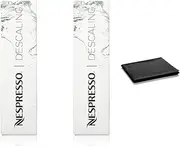 [Nespresso] Descaling Kit Solution, 4 Packets – Universal Descaling Solution for All Models, Includes Cleaning Cloth, Easy-to-Use, Removes Scale and Mineral Buildup, Clear