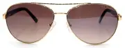 AUTHENTIC & NEW - TED BAKER - TBW124 - GLD 58/14/135 - GOLD - SUNGLASSES & CASE