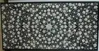 Black Marble Dining Table Top Mother of Pearl Inlay Work Cafeteria Decor Table
