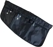 FRCOLOR Scissors Fanny Pack Clamp Handle Cover Salon Cart Tools Lid Belt Bag for Women Hairdresser Shears Pouch Removable Tools Cell Phone Armbands Phone Lanyard Adornment Rug Canvas Black