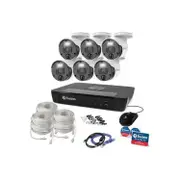 Swann Master 8 Channel Night Vision Wired Video Surveillance System 2 TB HDD