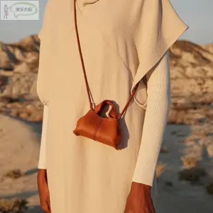 法國小眾品牌polene女包手機包新款敞口單肩斜挎mini口紅包小