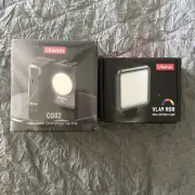 Ulanzi CG02 Cap Grip Bluetooth Fill Light 3282A & VL49 RGB Mini LED Video Light