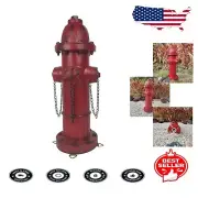 Durable Pet Training Fire Hydrant - 16" Resin Decor for Small to Medium Dogs