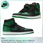 Nike Air Jordan 1 Retro High OG Black / Pine Green 2020 555088-030 Men's US4-14