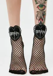 [Morph8ne] Fishnet Mid-Calf Socks
