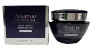 Avon~Anew Platinum Night Cream~Net wt. 1.7 oz.~New in Box