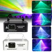 DMX RGB LED 500mW Laser Beam Scanner Projector DJ Disco Party Stage Laser Light